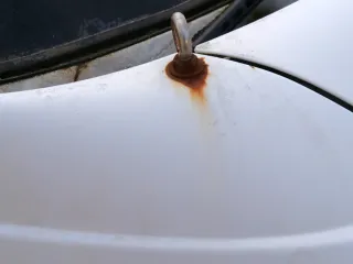 VW T4 kurze Version Kotflügel vorne rechts weiß R902 7D0821104B - Bild 6