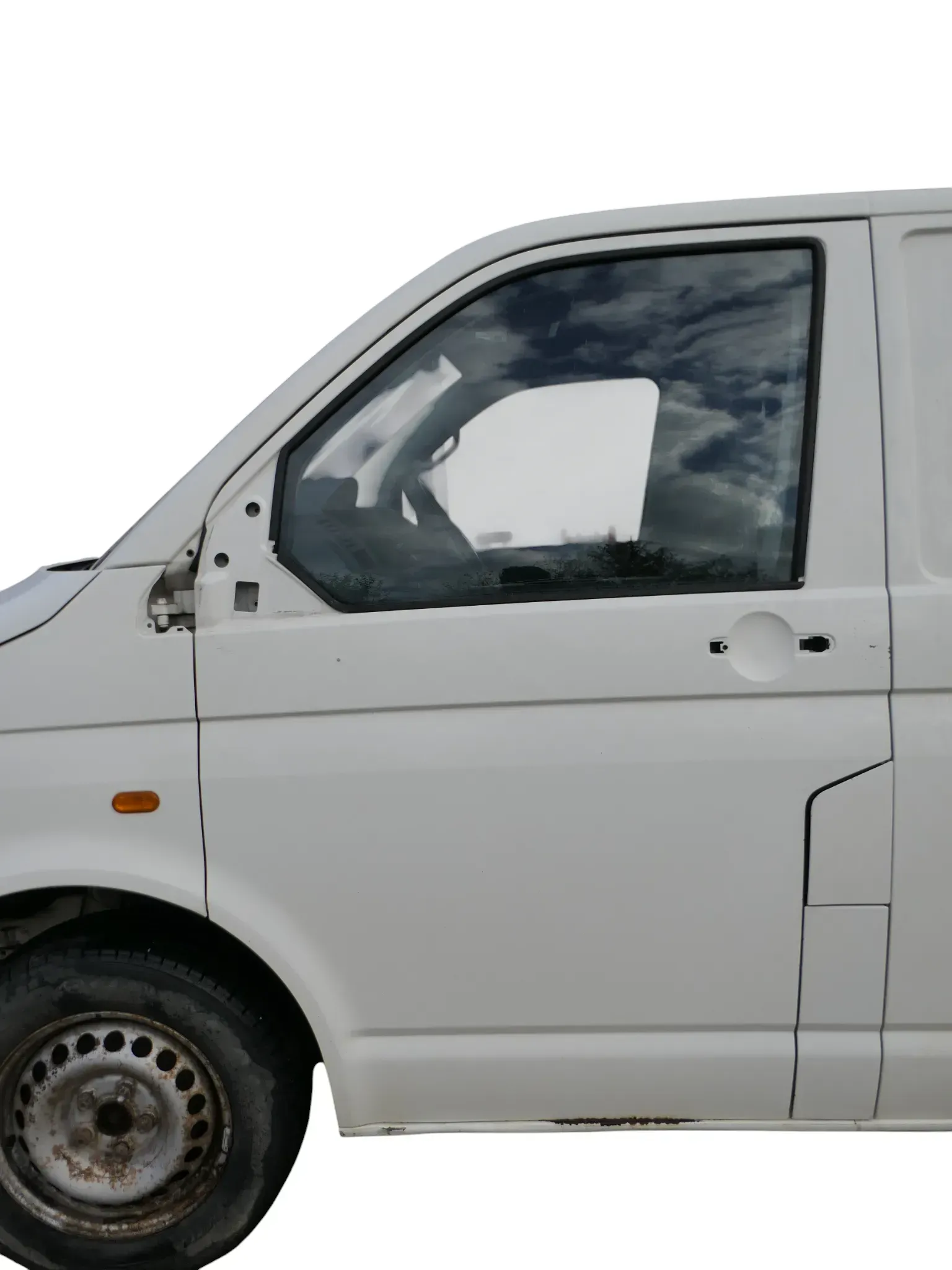 VW T5 T6 Tür vorne links Fahrertür weiß R902 (ohne Anbauteile) Facelift - Bild 1