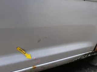 VW Touran 1T 1T3 Tür vorne rechts Beifahrertür silber LA7W - ohne Anbauteile - Bild 2