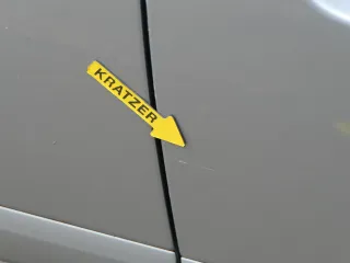 Audi A3 8P 2/3-Türer Tür vorne rechts Beifahrertür Türblatt grau LY7J - Bild 4