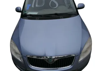 Skoda Fabia 5J Roomster Motorhaube Haube Klappe vorne blau LF5Y - Bild 1
