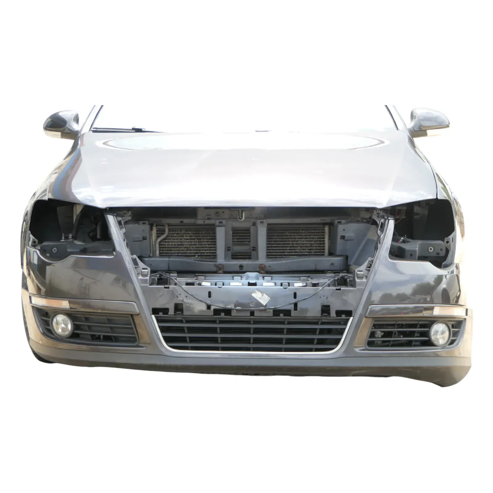 VW Passat 3C Kombi Stoßstange vorne Stoßfänger braun LC8Z - kein ohneGrill - Bild 1
