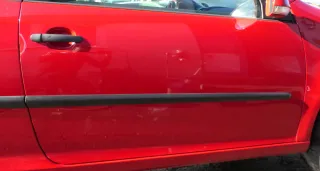 Golf 5 V 1K Tür Türblatt vorne rechts Beifahrertür 2/3-Türer rot LY3D - Bild 1