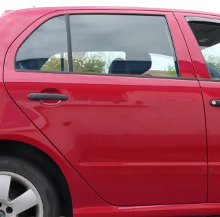 Skoda Fabia 6Y Limousine Schrägheck Tür hinten rechts rot LF3K - Bild 1