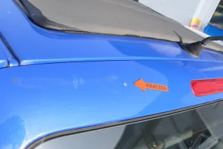 VW Lupo 6X Heckklappe Klappe Kofferraumklappe Scheibe blau LW5Z ohneAnbautei - Bild 6