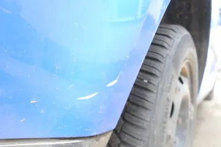 VW Polo 9N 9N3 Stoßstange Heckstoßstange hinten blau LA5F - Bild 2