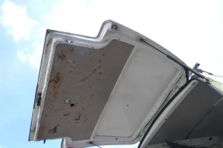 VW T4 Transporter Heckklappe Klappe hinten Kofferraumklappe weiß R902 Kasten - Bild 2