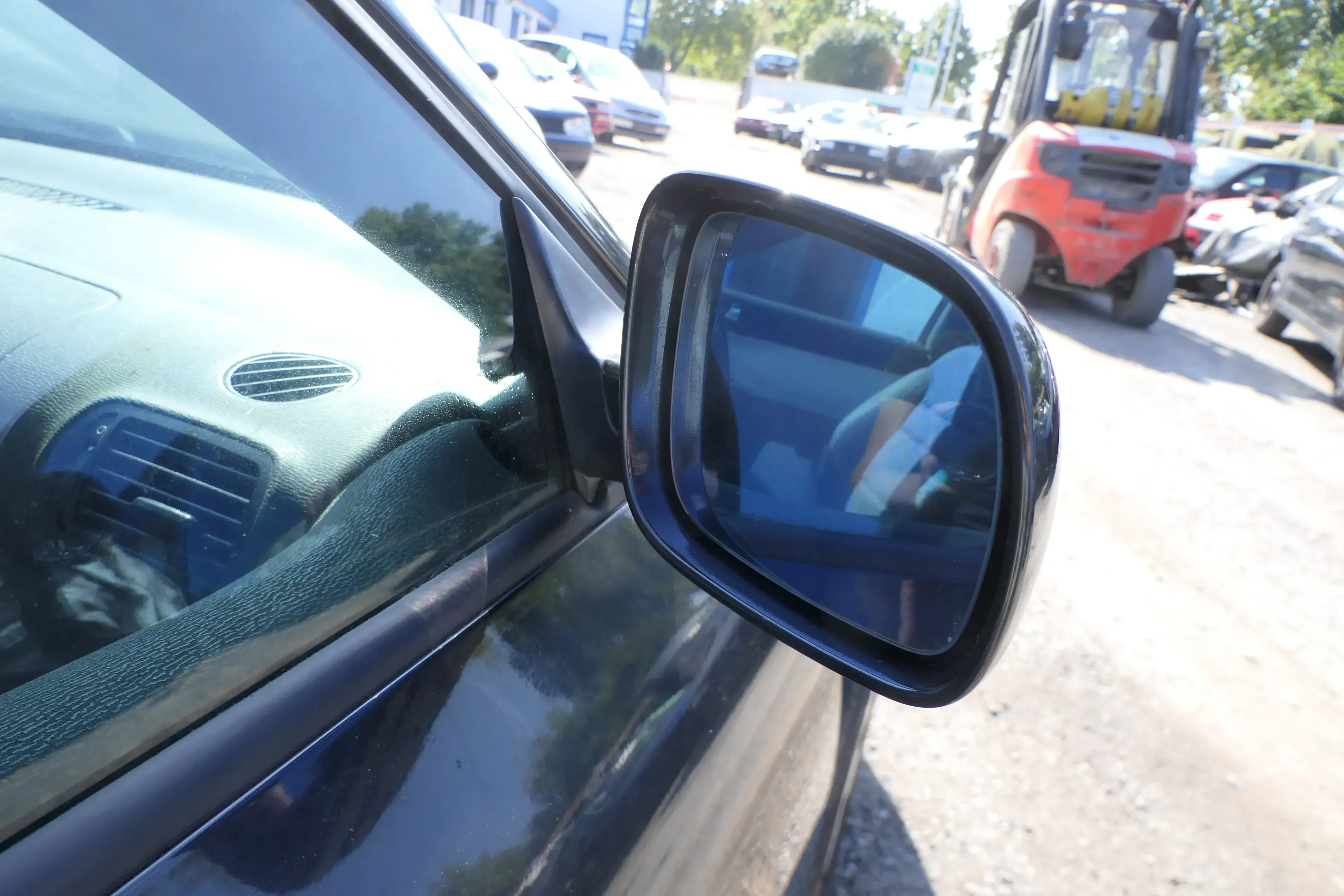 Audi A3 8L elektrischer Spiegel Außenspiegel rechts schwarz LZ9U + Glas - Bild 1