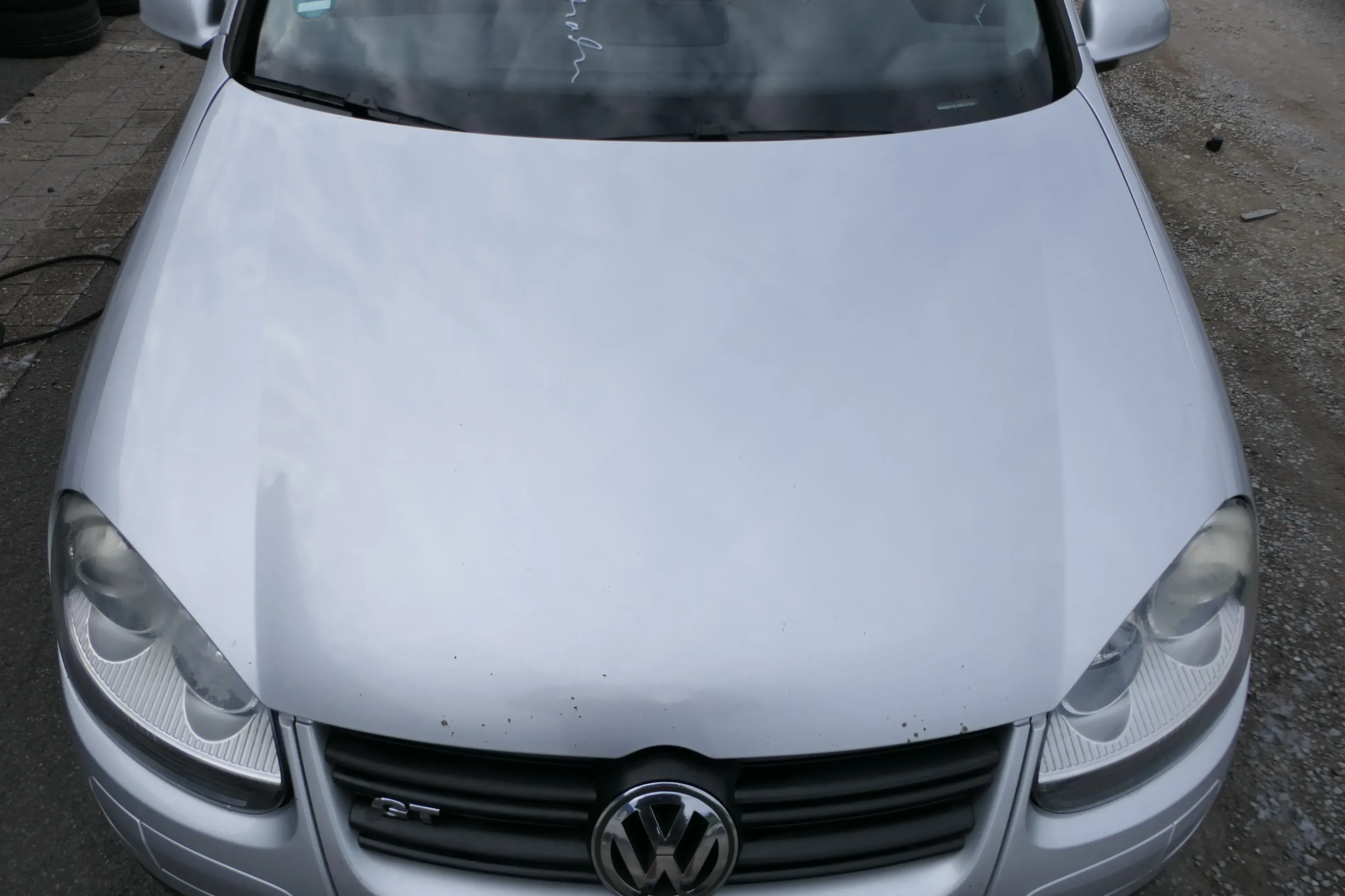 VW Golf 5 V 1K5 Jetta 1K2 Motorhaube Haube Klappe vorne grau silber LA7W - Bild 1