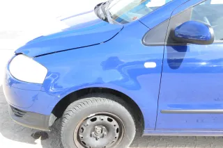VW Fox Kotflügel vorne links blau LL5M - Bild 1
