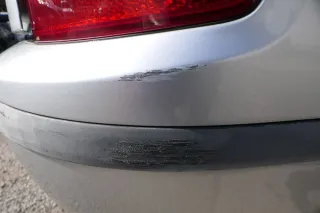 Skoda Fabia 6Y Kombi Stufenhec Stoßstange hinten Heckstoßstange grau silber LF7T - Bild 12
