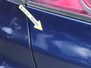 Ibiza 6L Heckklappe Klappe hinten Kofferraumklappe blau LW5U - ohne Spoiler - Bild 6