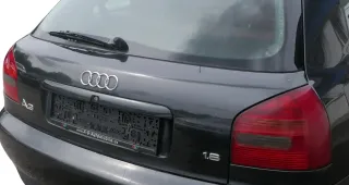 A3 8L bis Bj.ca1999 Heckklappe Kofferraumklappe Klappe hinten schwarz LZ9U Schei - Bild 6