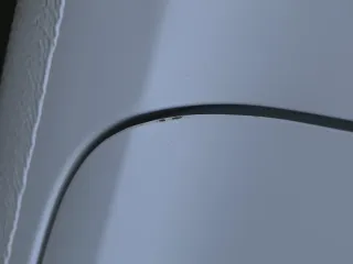 VW Fox 5Z Tür vorne rechts Beifahrertür rechts weiß LB9A - ohne Anbauteile - Bild 7