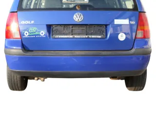 VW Golf 4 Bora Kombi Stoßstange hinten Heckstoßstange Stoßfänger blau LA5C - Bild 1