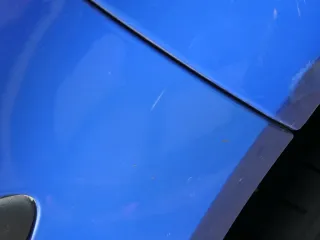 VW Golf 4 Limousine Stoßstange hinten Heckstoßstange Stoßfänger blau LW5Z - Bild 15