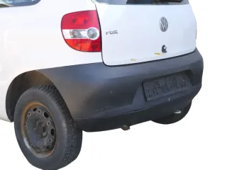 VW Fox 5Z Stoßstange hinten Stoßfänger schwarz matt unlackiert - Bild 14