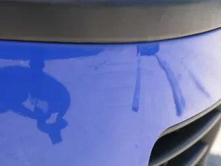 VW Polo 9N Stoßstange Frontstoßstange vorne blau LA5F - Bild 10