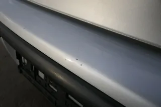 VW Polo 9N 9N3 Stoßstange Heckstoßstange hinten silber grau LA7W - Bild 7