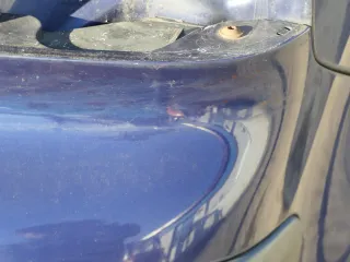 VW Polo 9N 9N3 Stoßstange Heckstoßstange hinten blau LB5N - Bild 10