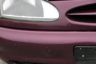 VW Sharan 7M Stoßstange Frontstoßstange vorne Nebelscheinwerfer Fleurie-Rot 93 - Bild 6