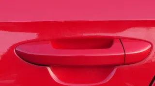 1x VW Passat 3C Türgriff Tür Griff vorne  links / rechts außen rot LY3D - Bild 1