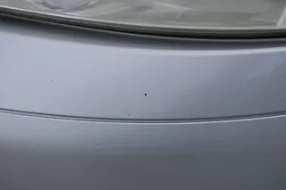 VW Fox 5Z Stoßstange vorne Stoßfänger silber LA7W mit Grill - Bild 7