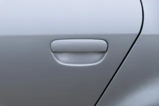 Audi A6 4B C5 Tür Türblatt hinten links nur Türblatt silber grau LY7W - Bild 3
