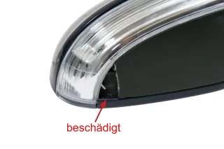 Sharan Alhambra 7M elektrischer Spiegel rechts Blinker ele anklappbar blau LA5G - Bild 2