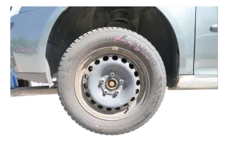 4x VW Golf 6 Plus 5M 195/65 R15 91T Winterreifen M+S Felgen Reifen M&S  ca.5-7mm - Bild 1