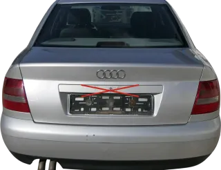 A4 B5 Limousine Facelift Heckklappe Klappe hinten Facelift silber LY7W ohneAnba - Bild 1