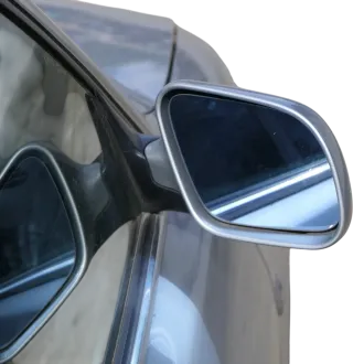 Audi A4 B5 Spiegel Außenspiegel rechts elektrisch Facelift Glas silber LY7W grau - Bild 1