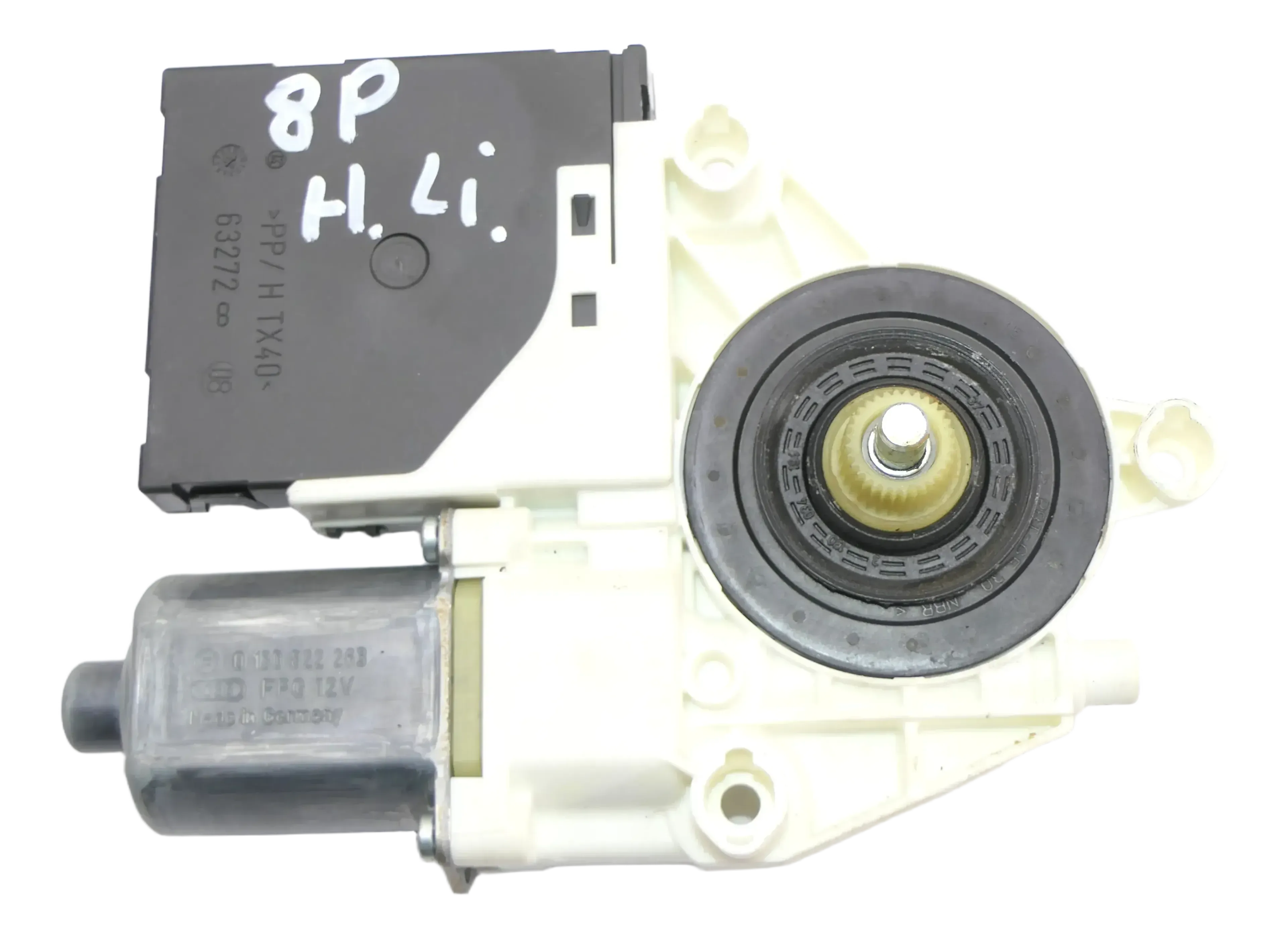 Audi A3 8P elektrischer Fensterheber Motor hinten links 8P4959801D 8P4959801B - Bild 1