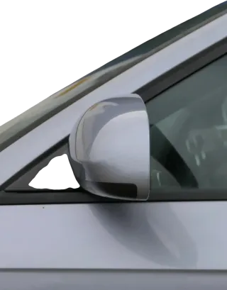 Audi A3 8P elektrischer Spiegel Außenspiegel vorne links grau LX7W + Glas - Bild 3