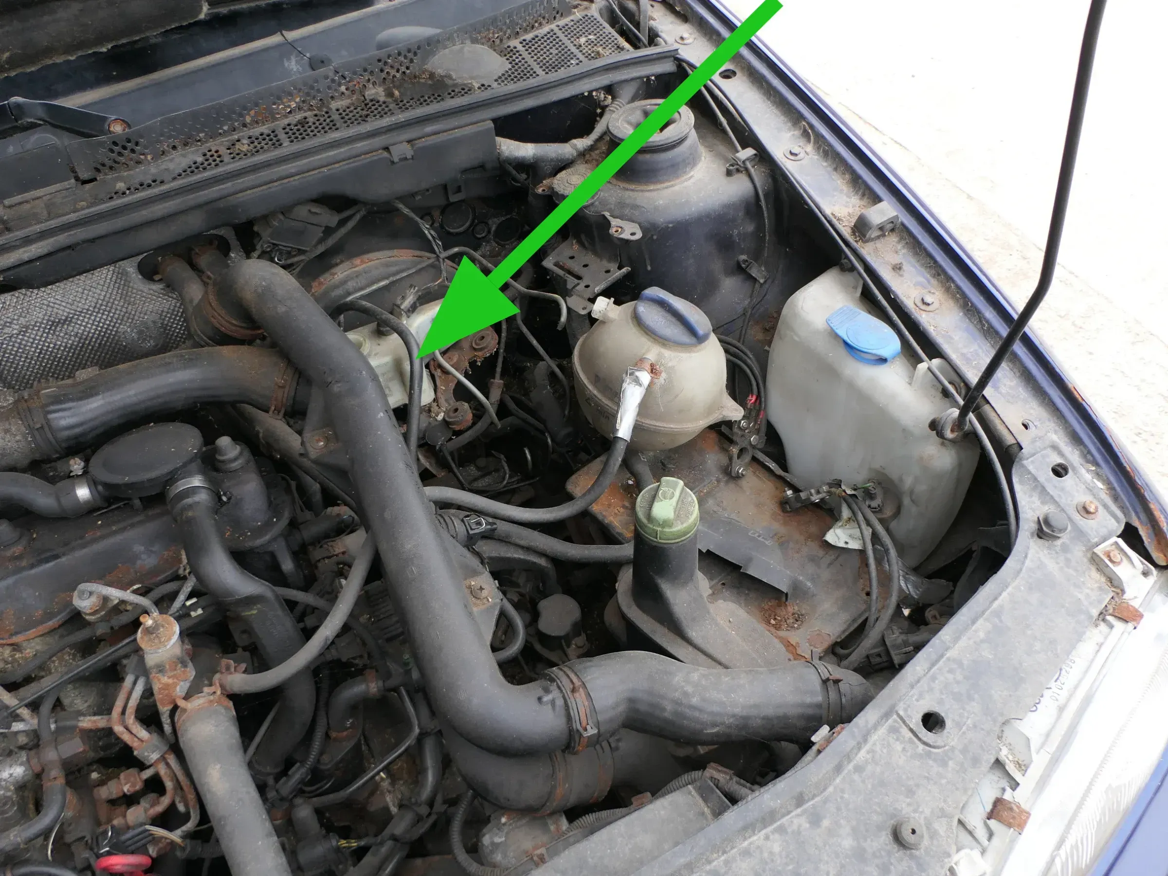 VW Golf 3 1H 1E Unterdruckschlauch Schlauch Bremskraftverstärker 1H1612041J - Bild 1