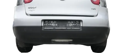 VW Golf 5 1K Limousine Stoßstange hinten Heckstoßstange silber LA7W