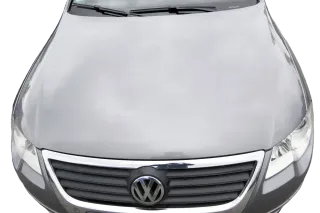 VW Passat 3C Motorhaube Klappe vorne vorn Haube grau LA7T Fronklappe Lack - Bild 1