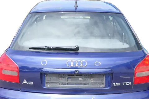 A3 8L bis cBj. ca1999 Heckklappe Kofferraumklappe Klappe hinten blau LZ5K Scheib