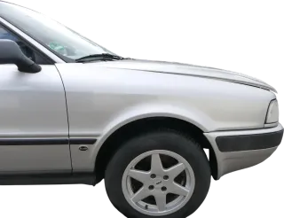 Audi 80 Kotflügel vorne rechts grau LY7T 8A0821106 - Bild 1