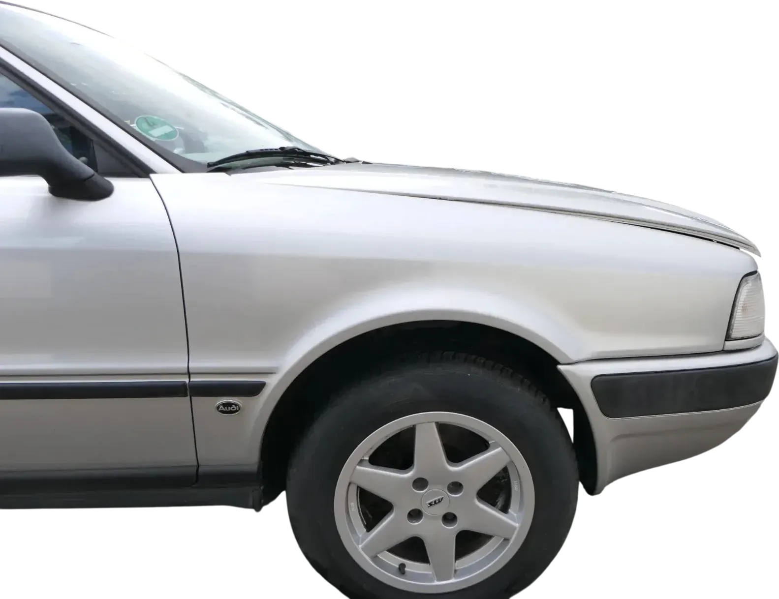 Audi 80 Kotflügel vorne rechts grau LY7T 8A0821106 - Bild 1