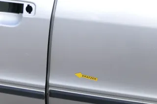 Audi 80 90 Tür hinten links Rahmen Türblatt grau LY7T -ohne Anbauteile - Bild 8