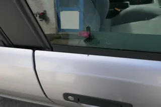 Audi 80 90 Tür vorne rechts Beifahrertür Rahmen Türblatt grau LY7T -ohne Anbaute - Bild 4