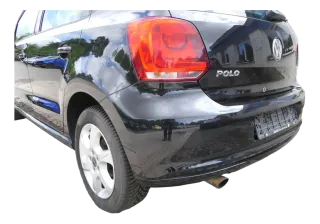 VW Polo 6R Stoßstange Heckstoßstange hinten schwarz LC9X - PDC Stoßfänger - Bild 8