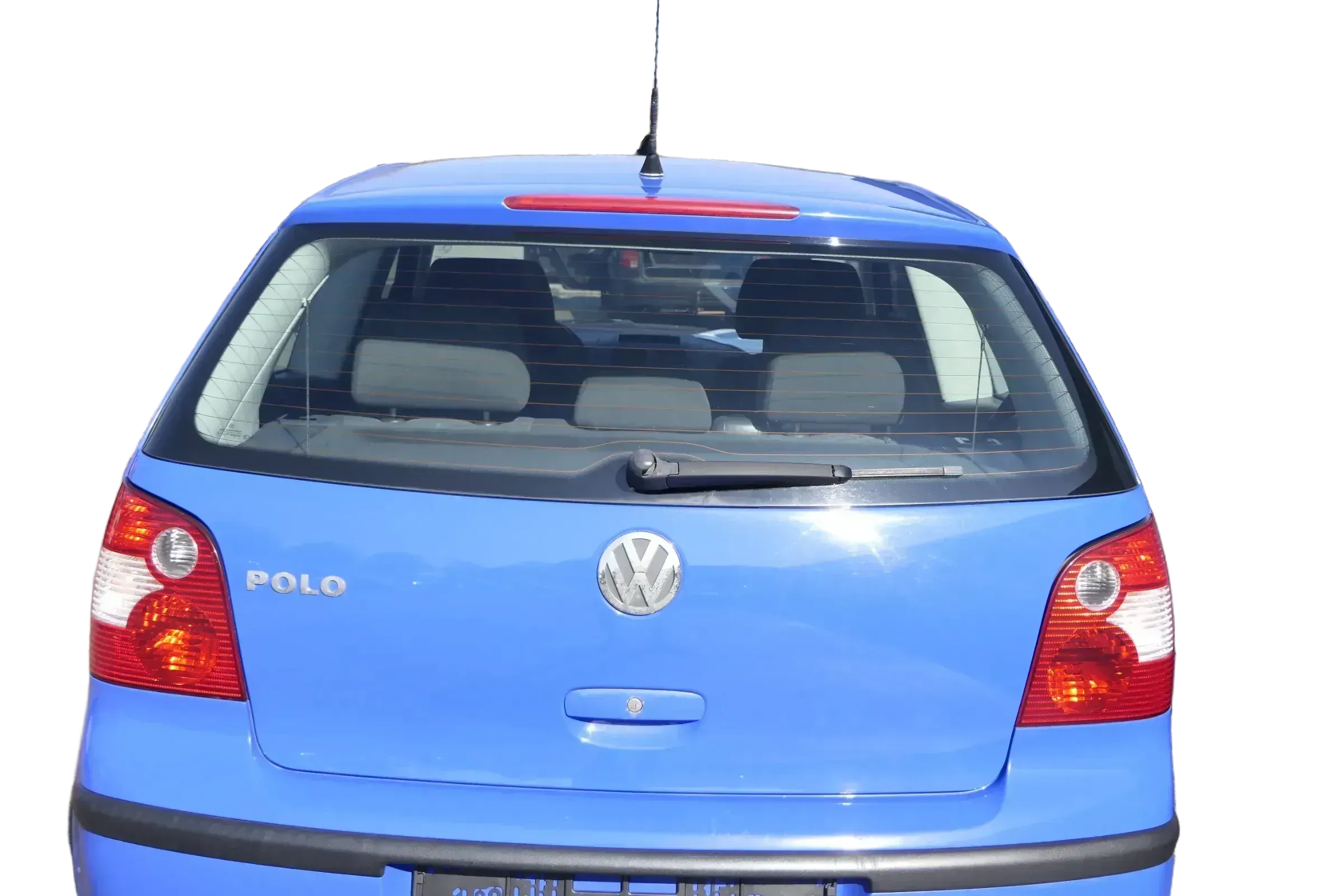 VW Polo 9N3 9N Heckklappe Kofferraumklappe Klappe blau LA5F- ohne Anbauteile - Bild 1