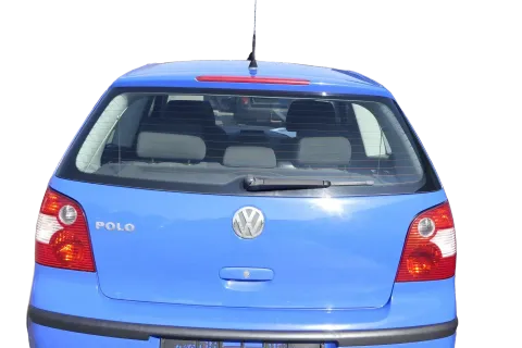 VW Polo 9N3 9N Heckklappe Kofferraumklappe Klappe blau LA5F- ohne Anbauteile
