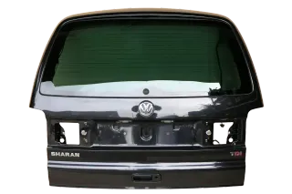 VW Sharan 7M Heckklappe Scheibe Klappe hinten ab Bj.2000 schwarz LC9Z - Bild 1