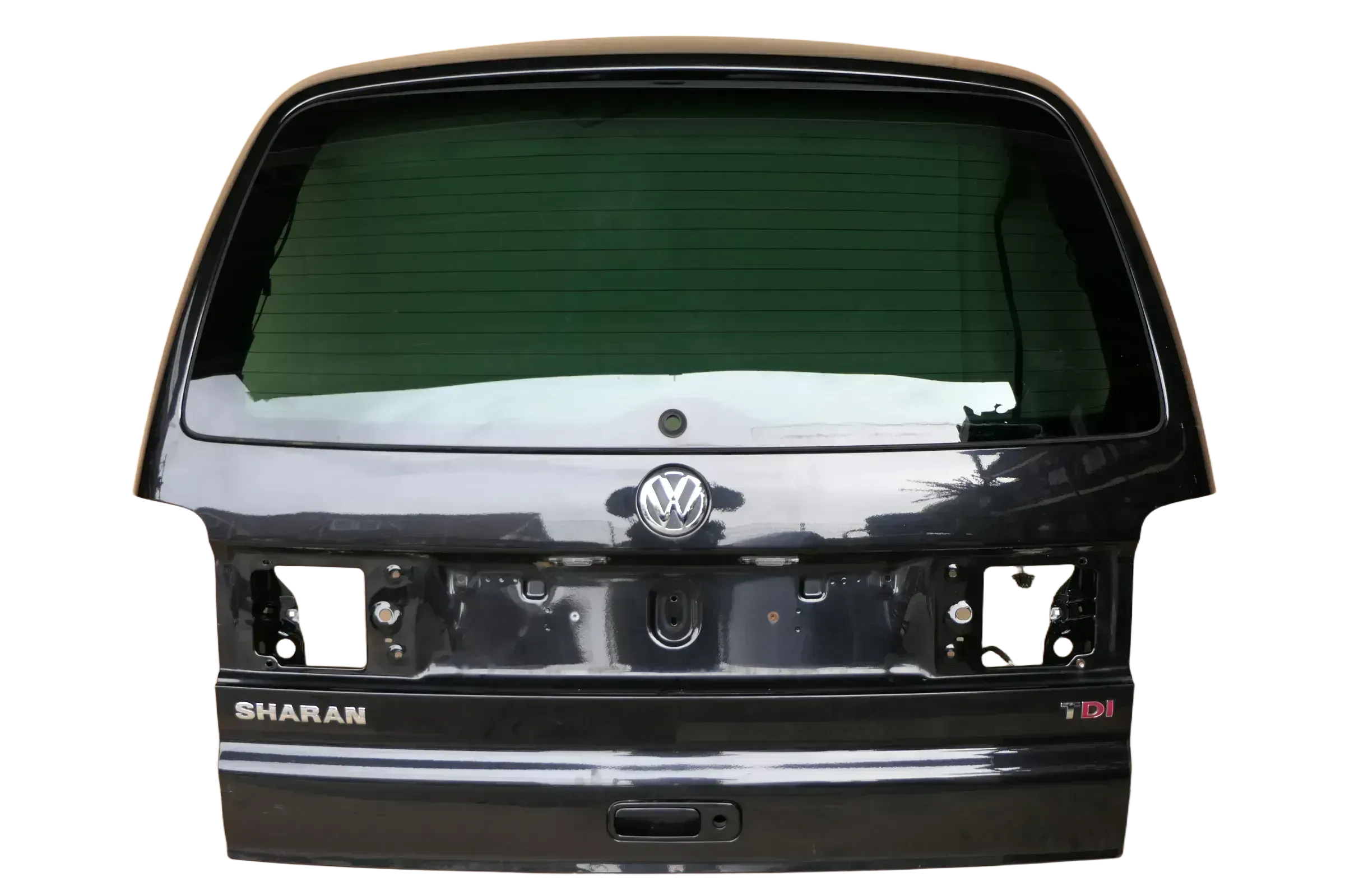 VW Sharan 7M Heckklappe Scheibe Klappe hinten ab Bj.2000 schwarz LC9Z - Bild 1