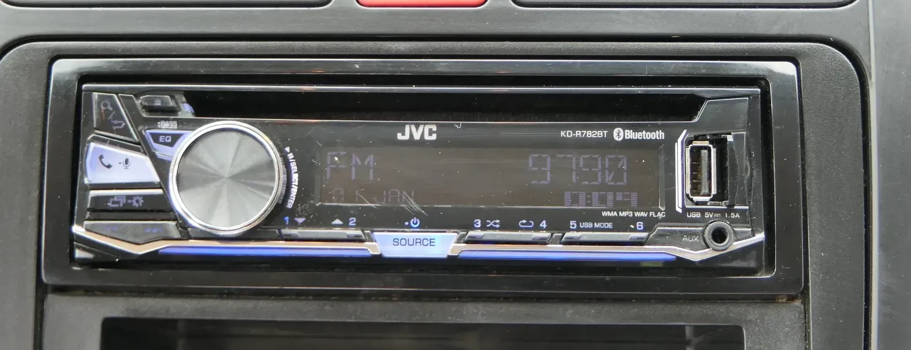 Golf 5 T5 Plus Radio CD Player JVC KD-R782BT Bluetooth WMA MP3 WAV FLAC - Bild 1