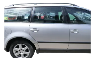VW Passat 3B 3BG 3B6 Kombi Avant Tür hinten rechts mit Scheibe grau silber LB7Z - Bild 1