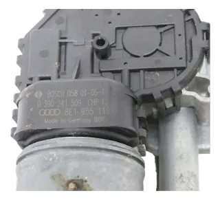 Audi A4 B6 B7 8E Wischermotor Wischer Motor mit Gestänge 8E1955119 vorn Scheiben - Bild 5